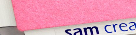 Candy Pink, White Frame