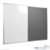 Whiteboard Pinboard combi board 60x120 cm