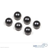 Whiteboard magnet 15mm ball black
