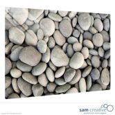 Whiteboard Glass Solid Pebbles 60x90 cm