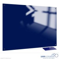 Whiteboard Glass Solid Marine Blue 90x120 cm