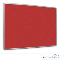 Pinboard Bulletin Linoleum Red 90x120 cm