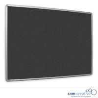 Pinboard Bulletin Linoleum Anthracite 90x120 cm