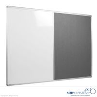 Whiteboard Pinboard combi board 60x90 cm