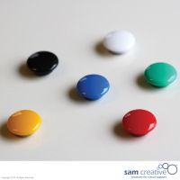 Whiteboard magnet 20mm round mixed (set 6)