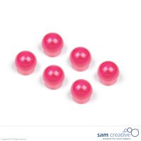 Whiteboard magnet 15mm ball pink