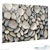 Whiteboard Glass Solid Pebbles 45x60 cm