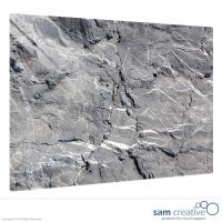 Whiteboard Glass Solid Rocks 90x120 cm