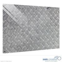 Whiteboard Glass Solid Treadplate 90x120 cm