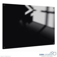 Whiteboard Glass Solid Black Magnetic 50x50 cm