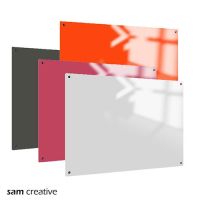 Whiteboard Glass Solid Magnetic custom size