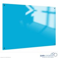 Whiteboard Glass Solid Icy Blue 90x120 cm
