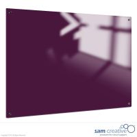 Whiteboard Glass Solid Perfectly Purple 100x200 cm