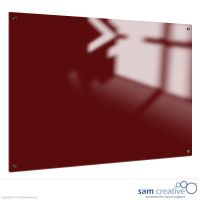 Whiteboard Glass Solid Ruby Red 100x200 cm