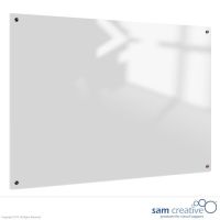 Whiteboard Glass Solid White Magnetic 60x120 cm