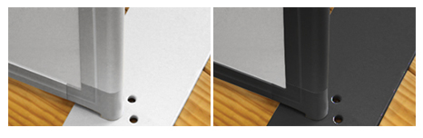 Partition wall profile colours